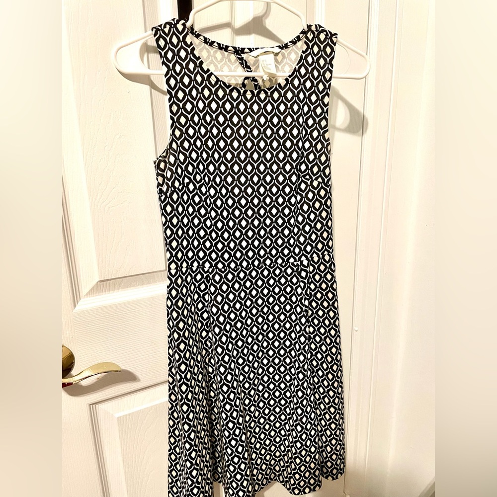 Abstract Printed Dress